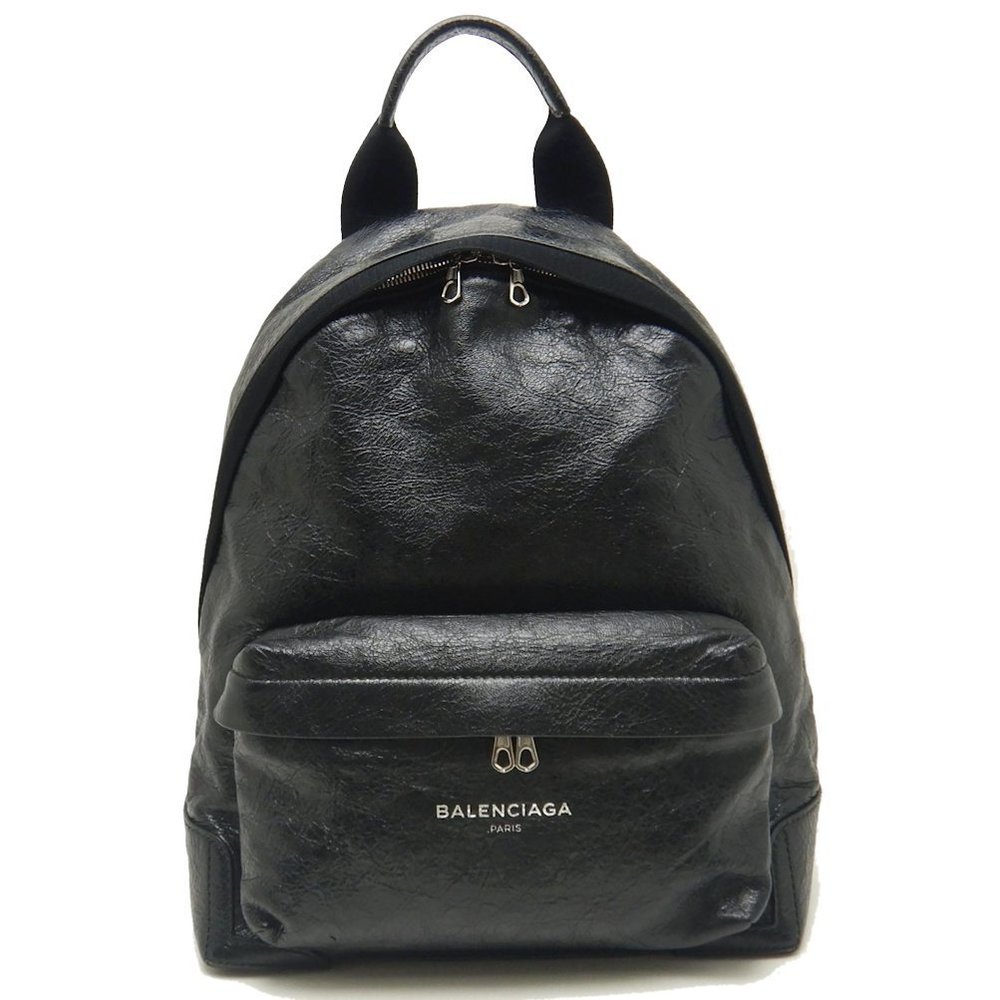 Balenciaga Rucksack Leather Black